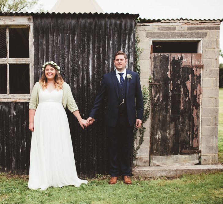 Bride in Something Old Something New Bridal Gown | Groom in Marks and Spencer Suit | Maryanne Weddings Photography