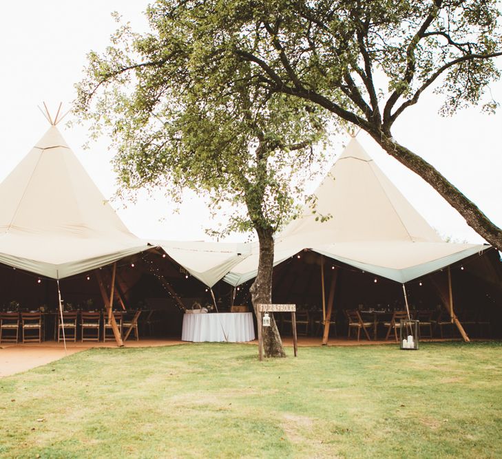 At Home Tipi Wedding Reception | Maryanne Weddings Photography