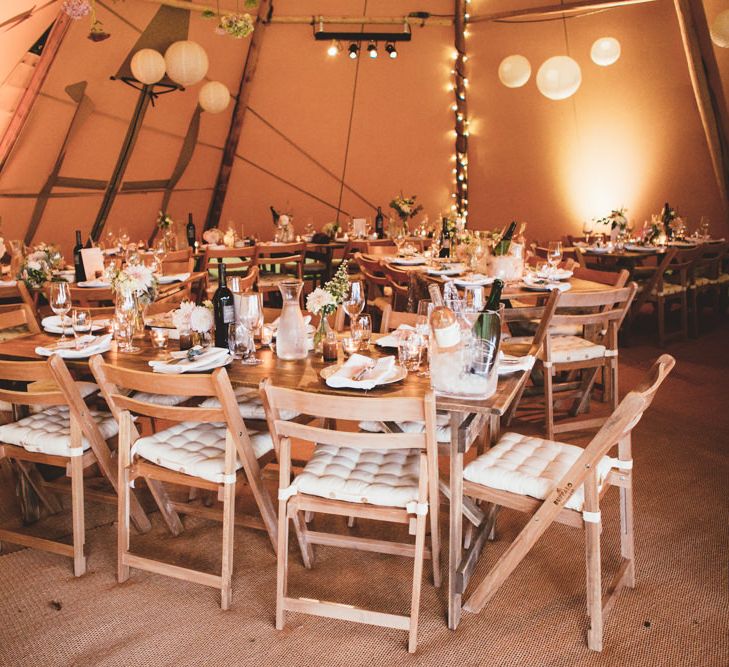 Rustic Tipi Reception | Maryanne Weddings Photography