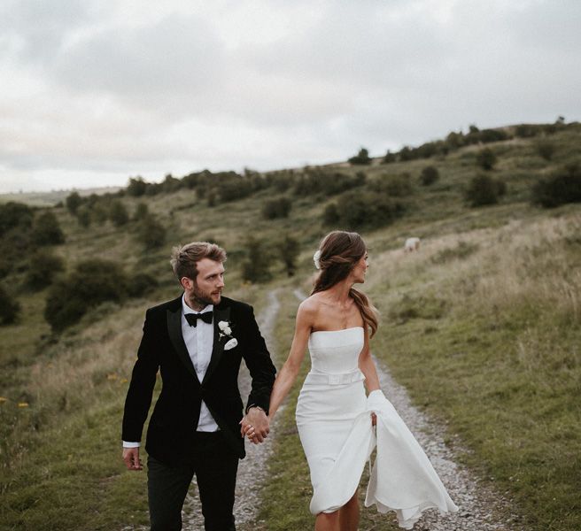 Atmospheric Bride and Groom Portrait Shots in the South West Countryside by James Frost