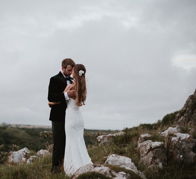 Atmospheric Bride and Groom Portrait Shots in the South West Countryside by James Frost