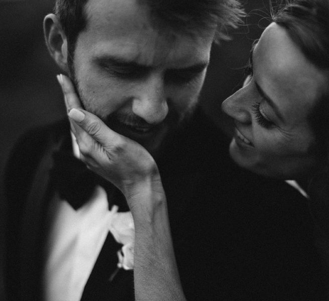 Atmospheric Bride and Groom Portrait Shots in the South West Countryside by James Frost