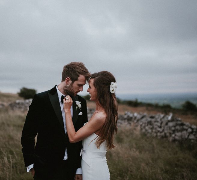 Atmospheric Bride and Groom Portrait Shots in the South West Countryside by James Frost