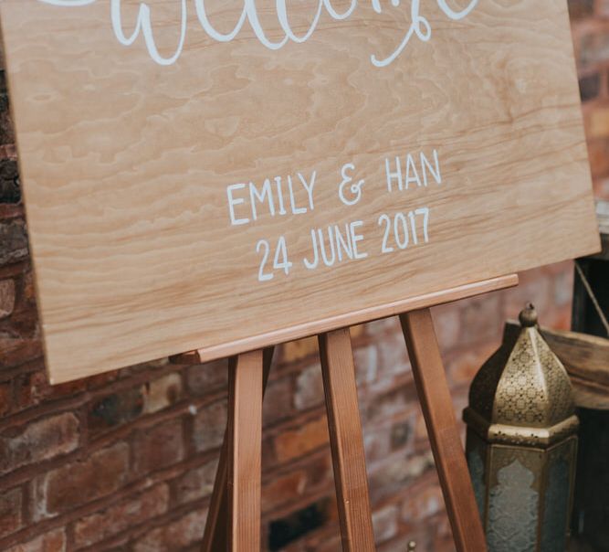 Outdoor Wedding Ceremony At The Holford Estate Knutsford With Elegant Pastel And Copper Details Bride In Penelope By Watters Images Petal & Blush