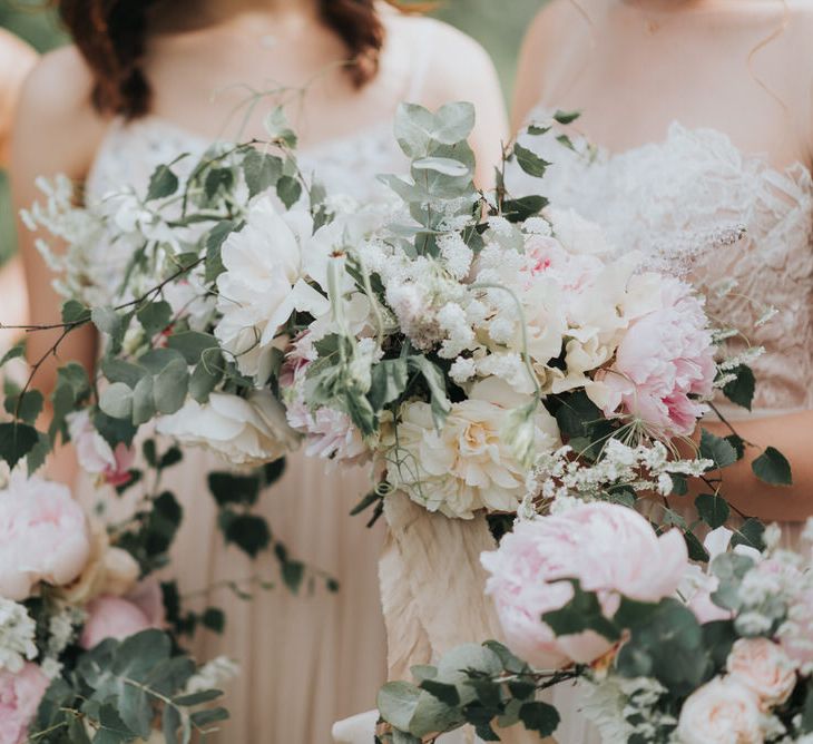 Outdoor Wedding Ceremony At The Holford Estate Knutsford With Elegant Pastel And Copper Details Bride In Penelope By Watters Images Petal & Blush