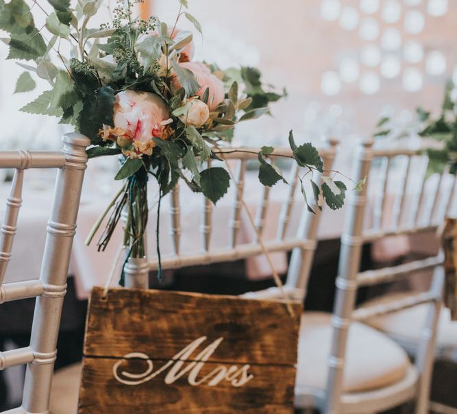 Outdoor Wedding Ceremony At The Holford Estate Knutsford With Elegant Pastel And Copper Details Bride In Penelope By Watters Images Petal & Blush