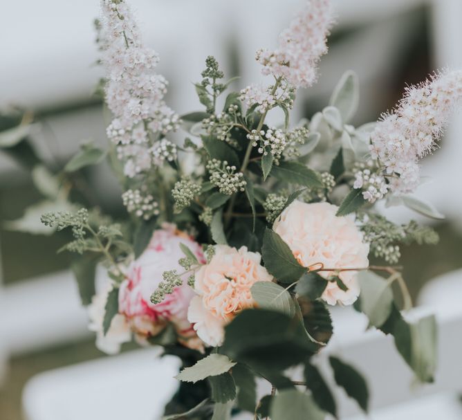 Outdoor Wedding Ceremony At The Holford Estate Knutsford With Elegant Pastel And Copper Details Bride In Penelope By Watters Images Petal & Blush