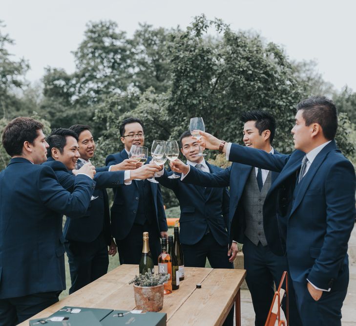 Outdoor Wedding Ceremony At The Holford Estate Knutsford With Elegant Pastel And Copper Details Bride In Penelope By Watters Images Petal & Blush