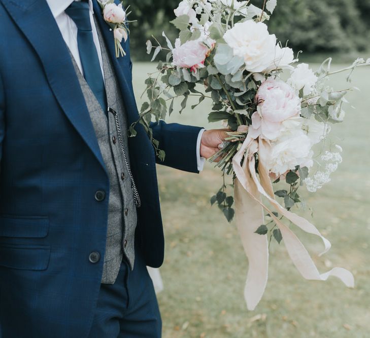 Outdoor Wedding Ceremony At The Holford Estate Knutsford With Elegant Pastel And Copper Details Bride In Penelope By Watters Images Petal & Blush