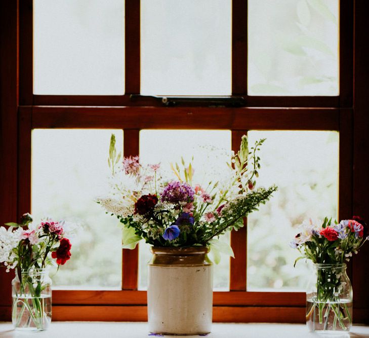 Homegrown Wild Flowers | Colourful Outdoor Wedding at Lineham Farm in Leeds | Shutter Go Click Photography