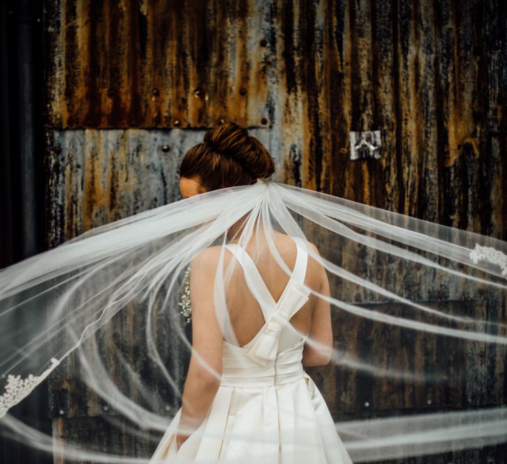 Bride in Pronovias Tami Wedding Dress | Michelle Wood Photography