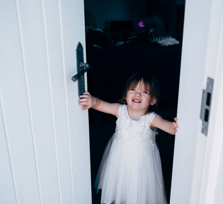 Flower Girl in Monsoon Dress | Dale Weeks Photography