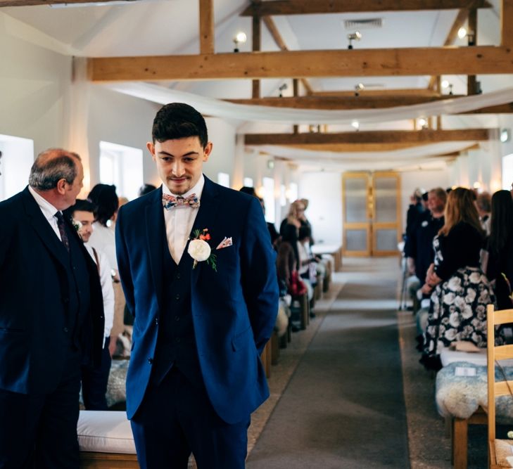 Groom at the Altar | Dale Weeks Photography