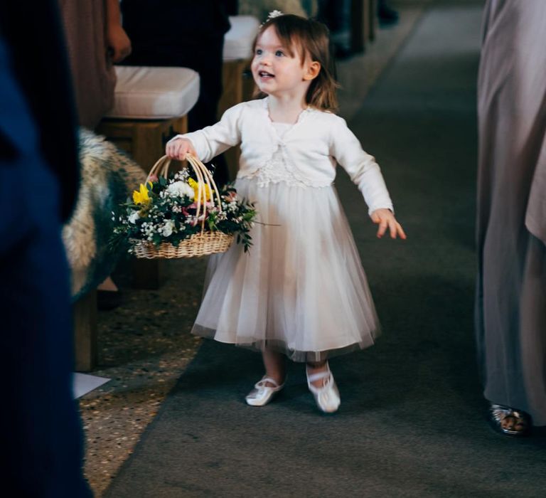 Flower Girl in Monsoon Dress | Dale Weeks Photography