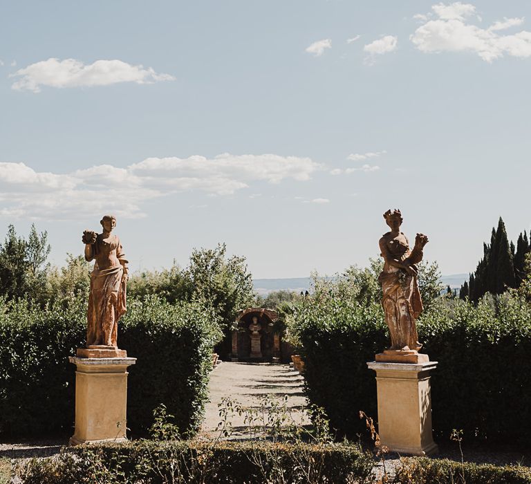 Destination Wedding Italy At Villa Catignano With Bride In Yolan Cris With Bridesmaids In Embellished Floral Gowns & Images Will Patrick Weddings