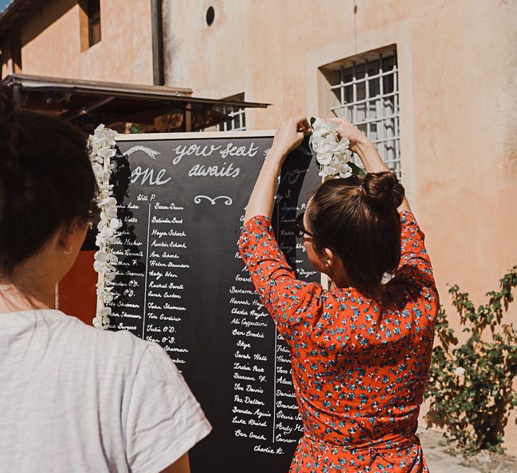 Destination Wedding Italy At Villa Catignano With Bride In Yolan Cris With Bridesmaids In Embellished Floral Gowns & Images Will Patrick Weddings