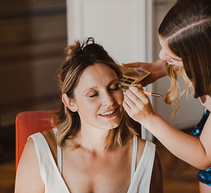 Destination Wedding Italy At Villa Catignano With Bride In Yolan Cris With Bridesmaids In Embellished Floral Gowns & Images Will Patrick Weddings