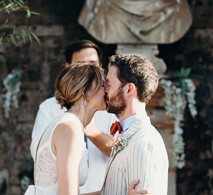 Destination Wedding Italy At Villa Catignano With Bride In Yolan Cris With Bridesmaids In Embellished Floral Gowns & Images Will Patrick Weddings