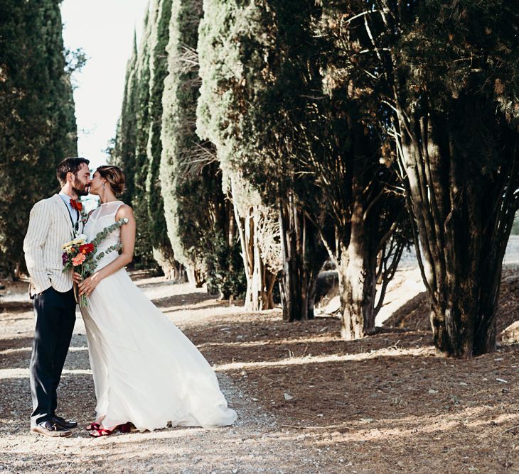 Destination Wedding Italy At Villa Catignano With Bride In Yolan Cris With Bridesmaids In Embellished Floral Gowns & Images Will Patrick Weddings