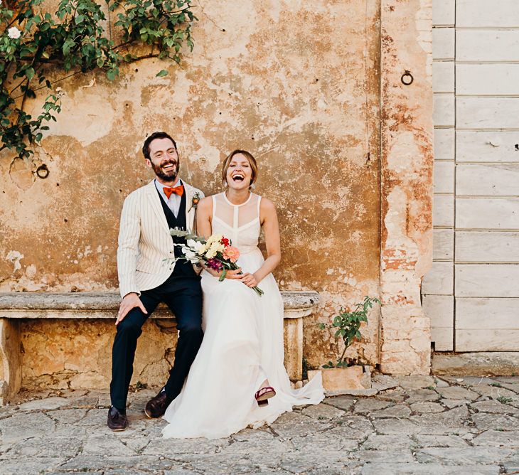 Destination Wedding Italy At Villa Catignano With Bride In Yolan Cris With Bridesmaids In Embellished Floral Gowns & Images Will Patrick Weddings