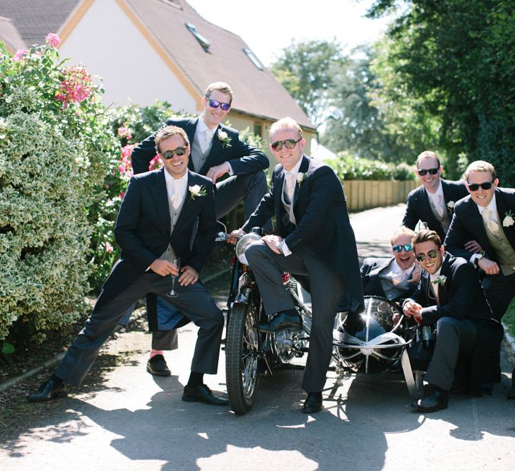 Groomsmen in Traditional Tails