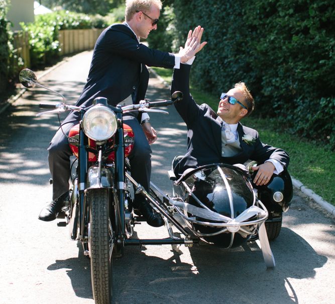 Groomsmen in Traditional Tails