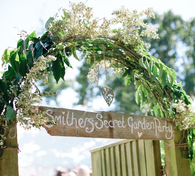 Back Garden Marquee Reception