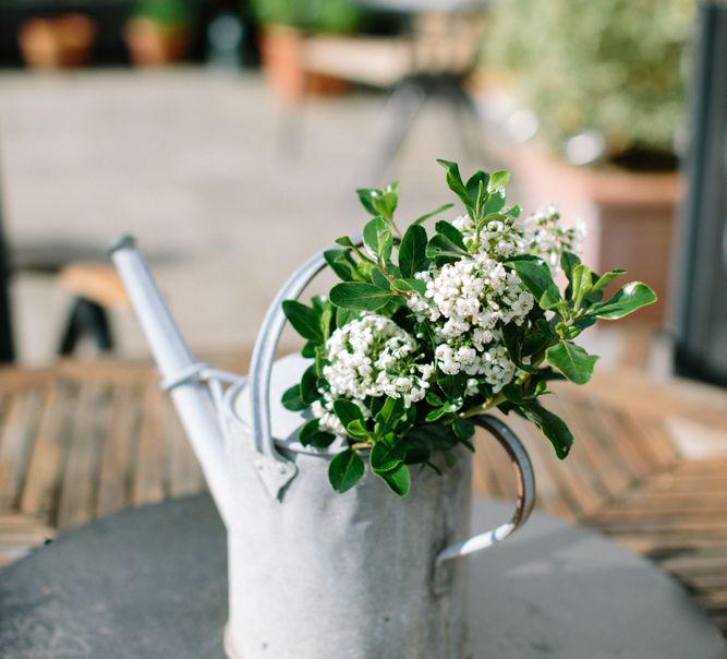 Watering Can Filled with Flowers