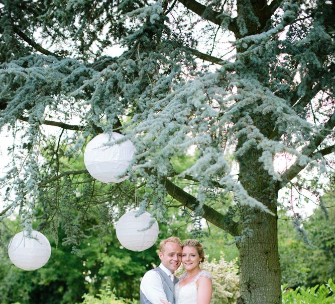 Bride & Groom Hanging Paper Lanterns