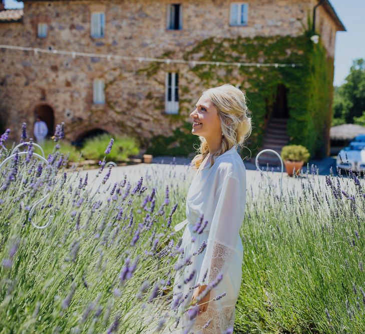 Bride Getting Ready | Outdoor Destination wedding in the Tuscan Hills at Villa Podernovo, near Siena | Lush Imaging | Mrs Mash Up Films