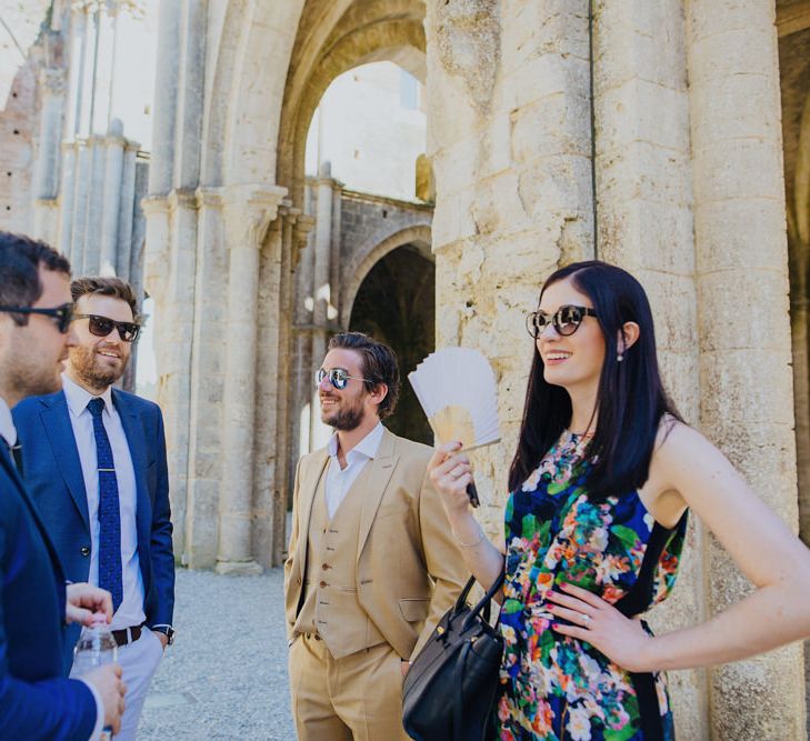 Outdoor Destination wedding at San Galgano Abbey, near Siena | Lush Imaging | Mrs Mash Up Films