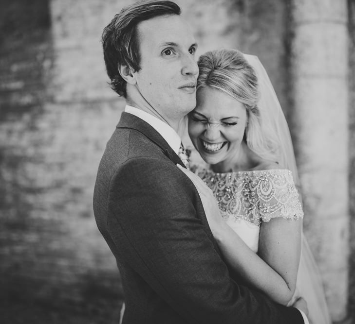 Bride in Justin Alexander Wedding Dress | Groom in Gresham Blake Suit | Outdoor Destination wedding at San Galgano Abbey, near Siena | Lush Imaging | Mrs Mash Up Films