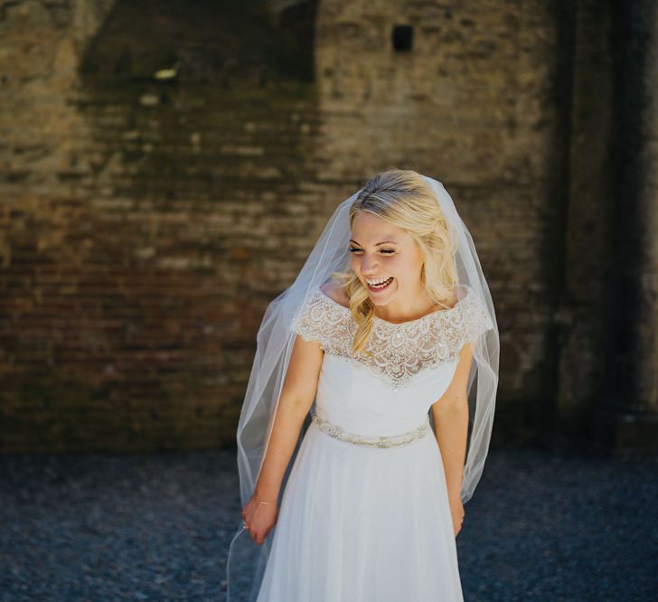 Bride in Justin Alexander Wedding Dress | Outdoor Destination wedding at San Galgano Abbey, near Siena | Lush Imaging | Mrs Mash Up Films