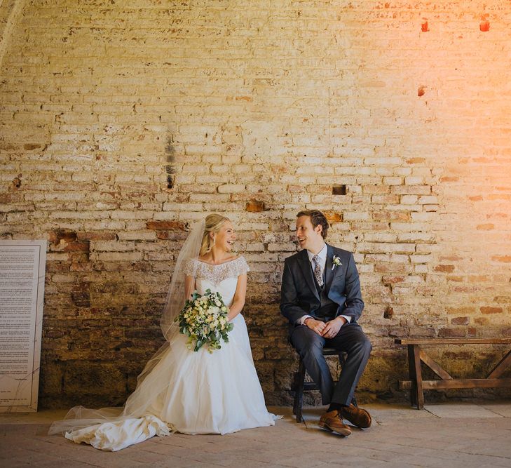 Bride in Justin Alexander Wedding Dress | Groom in Gresham Blake Suit | Outdoor Destination wedding at San Galgano Abbey, near Siena | Lush Imaging | Mrs Mash Up Films