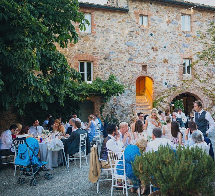 Outdoor Destination wedding in the Tuscan Hills at Villa Podernovo, near Siena | Lush Imaging | Mrs Mash Up Films