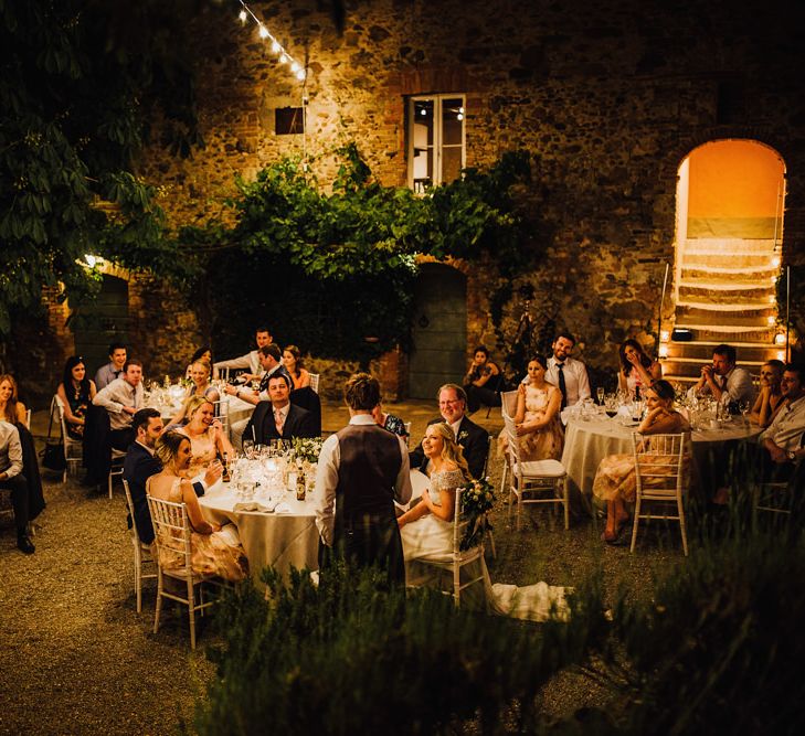 Outdoor Destination wedding in the Tuscan Hills at Villa Podernovo, near Siena | Lush Imaging | Mrs Mash Up Films