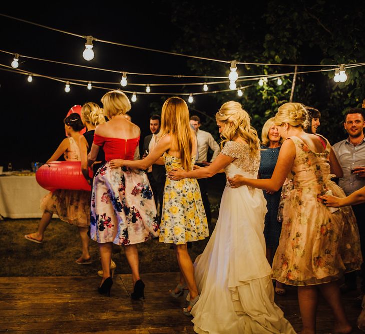 Outdoor Destination wedding in the Tuscan Hills at Villa Podernovo, near Siena | Lush Imaging | Mrs Mash Up Films