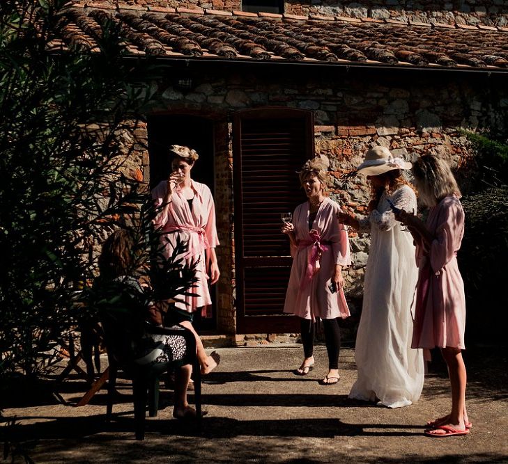 Wedding Morning Bridal Preparations | Destination Wedding at Pienza, Italy | Nordica Photography