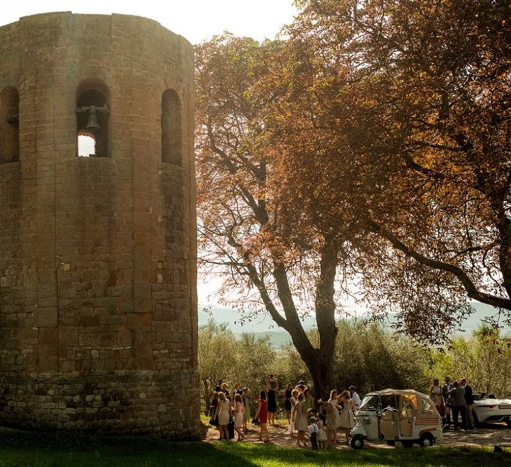 Wedding Ceremony at Pieve di Corsignano | Destination Wedding at Pienza, Italy | Nordica Photography