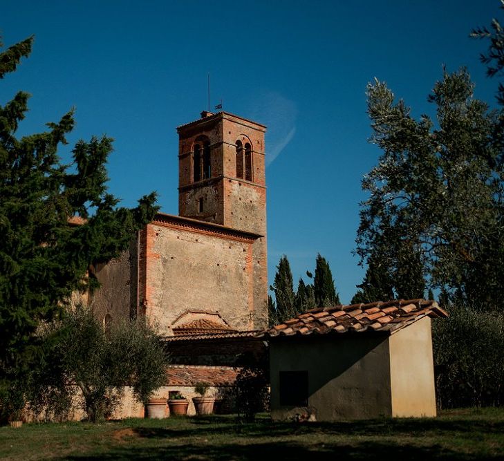 Wedding Ceremony at Pieve di Corsignano | Destination Wedding at Pienza, Italy | Nordica Photography