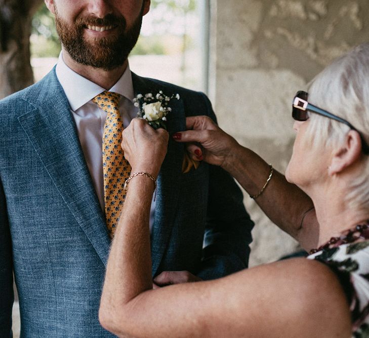 Country Wedding in French farmhouse. Photography by Marcos Sanchez with Bride in Leanne Marshall.