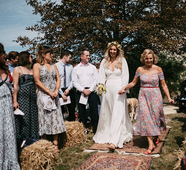 Country Wedding in French farmhouse. Photography by Marcos Sanchez with Bride in Leanne Marshall.