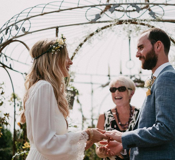 Country Wedding in French farmhouse. Photography by Marcos Sanchez with Bride in Leanne Marshall.