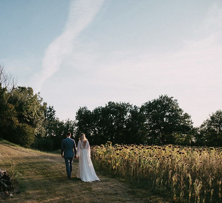 Country Wedding in French farmhouse. Photography by Marcos Sanchez with Bride in Leanne Marshall.