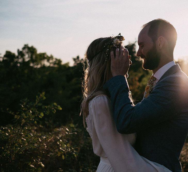 Country Wedding in French farmhouse. Photography by Marcos Sanchez with Bride in Leanne Marshall.