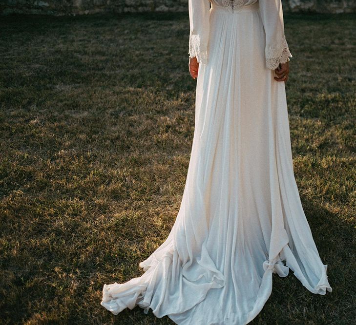 Country Wedding in French farmhouse. Photography by Marcos Sanchez with Bride in Leanne Marshall.