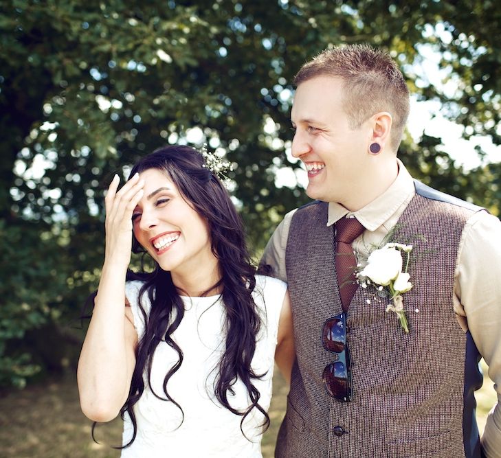 Outdoor Wedding Ceremony at Wood Farm | Vintage Weddings Photography