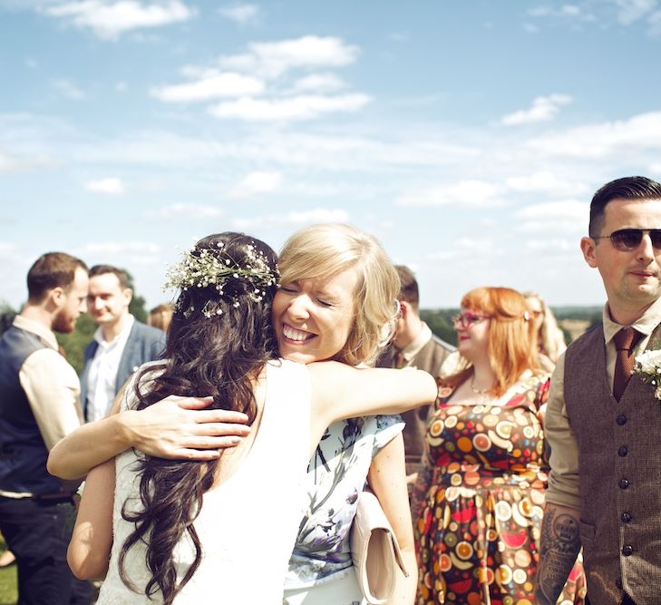 Outdoor Wedding Ceremony at Wood Farm | Vintage Weddings Photography