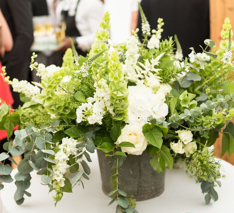 White & Green Wedding Flowers