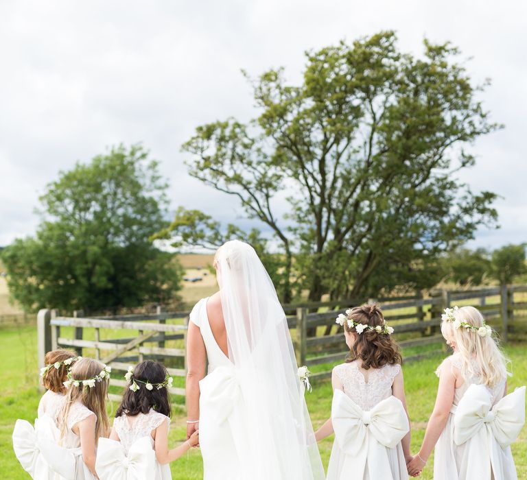 Bride & Flower Girls